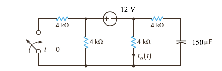 Solved Use the step-by-step method to find io(t) for t > | Chegg.com