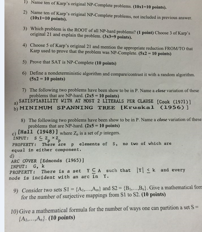 name-ten-of-karp-s-original-np-complete-problems-chegg