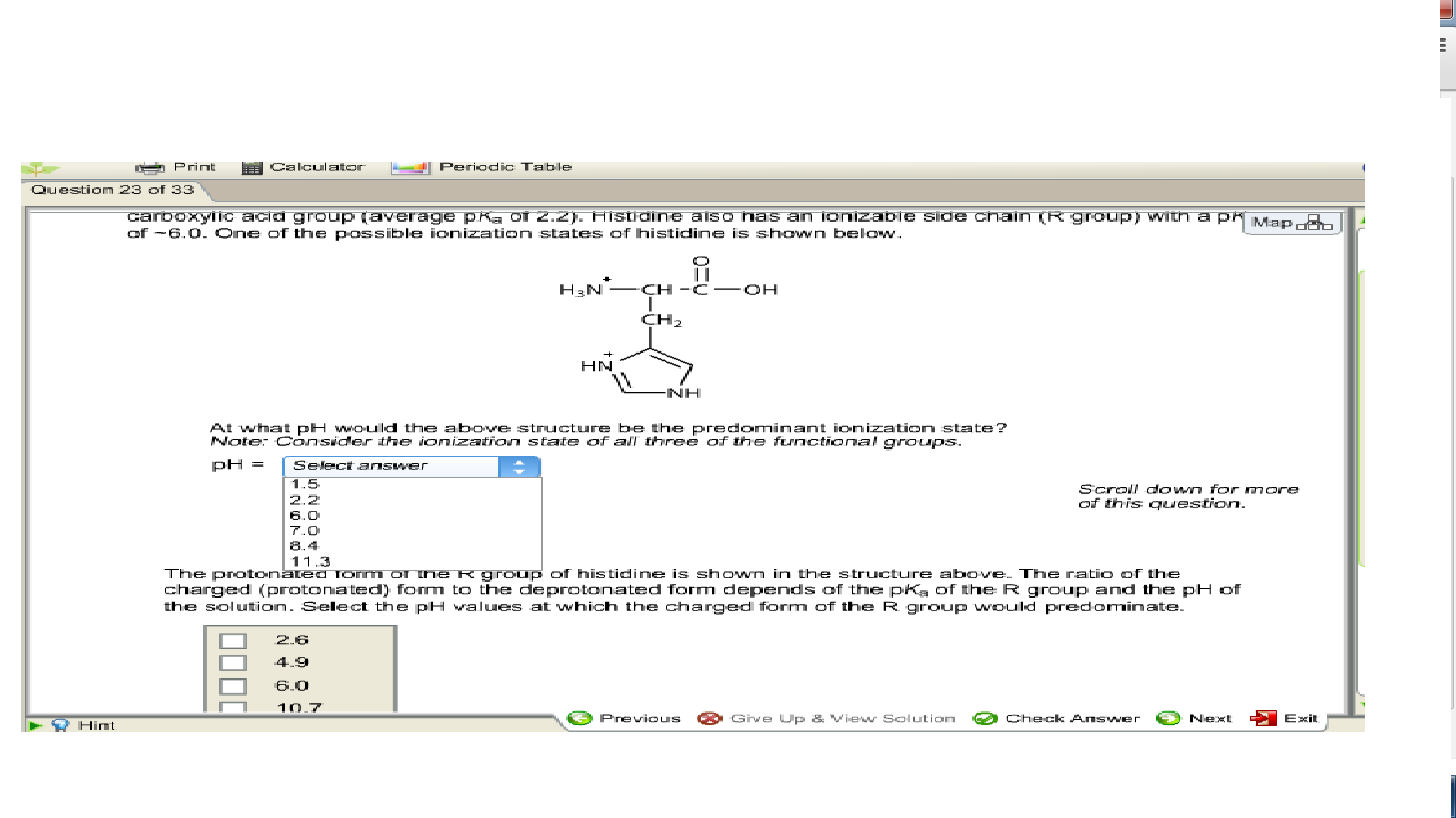 Solved All amino acids have two ionizable functional groups