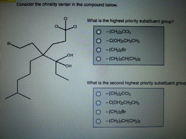 Consider The Chirality Center In The Pound Below Chegg 