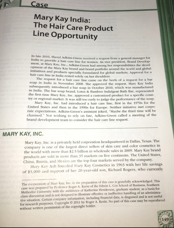 What global market-entry strategy did mary kay use when it entered india image