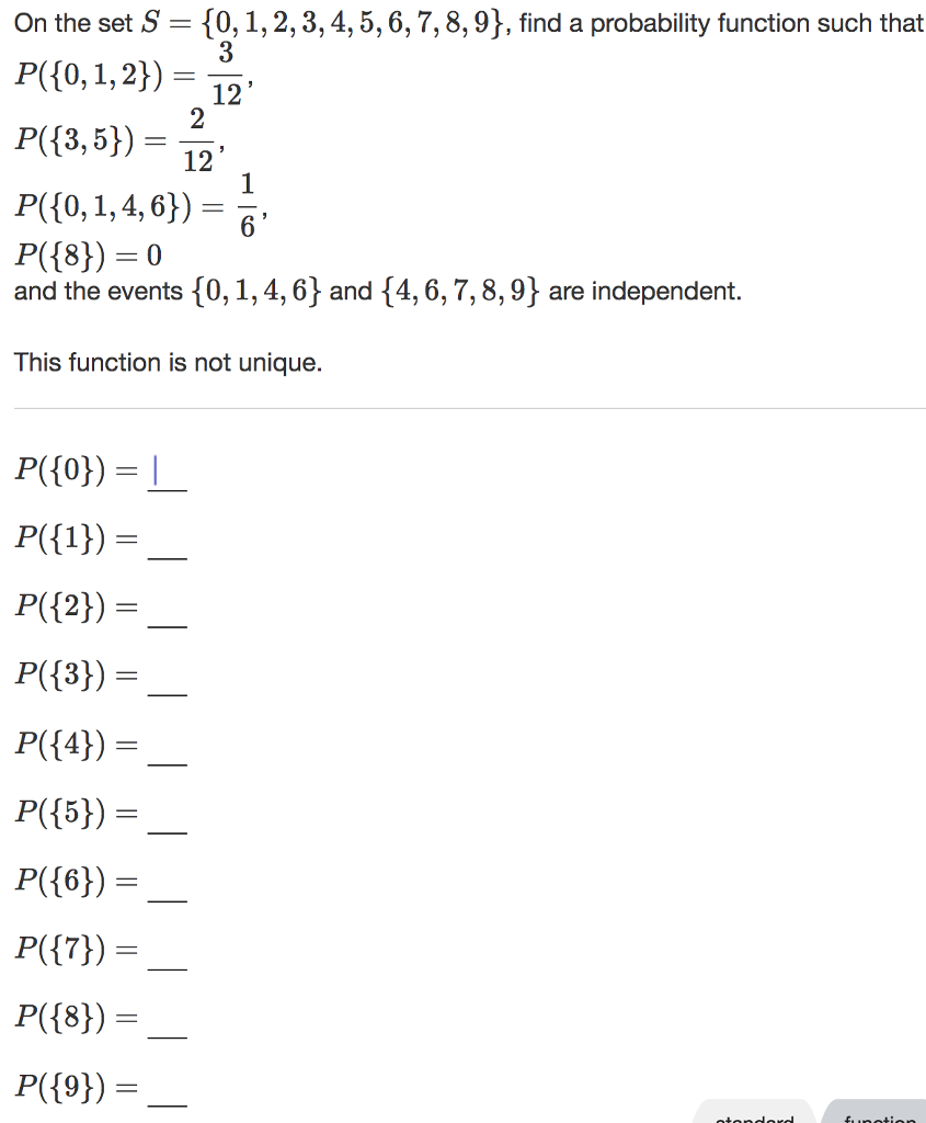 Solved On the set S- [0,1,2,3, 4,5,6,7,8,9}, find a | Chegg.com
