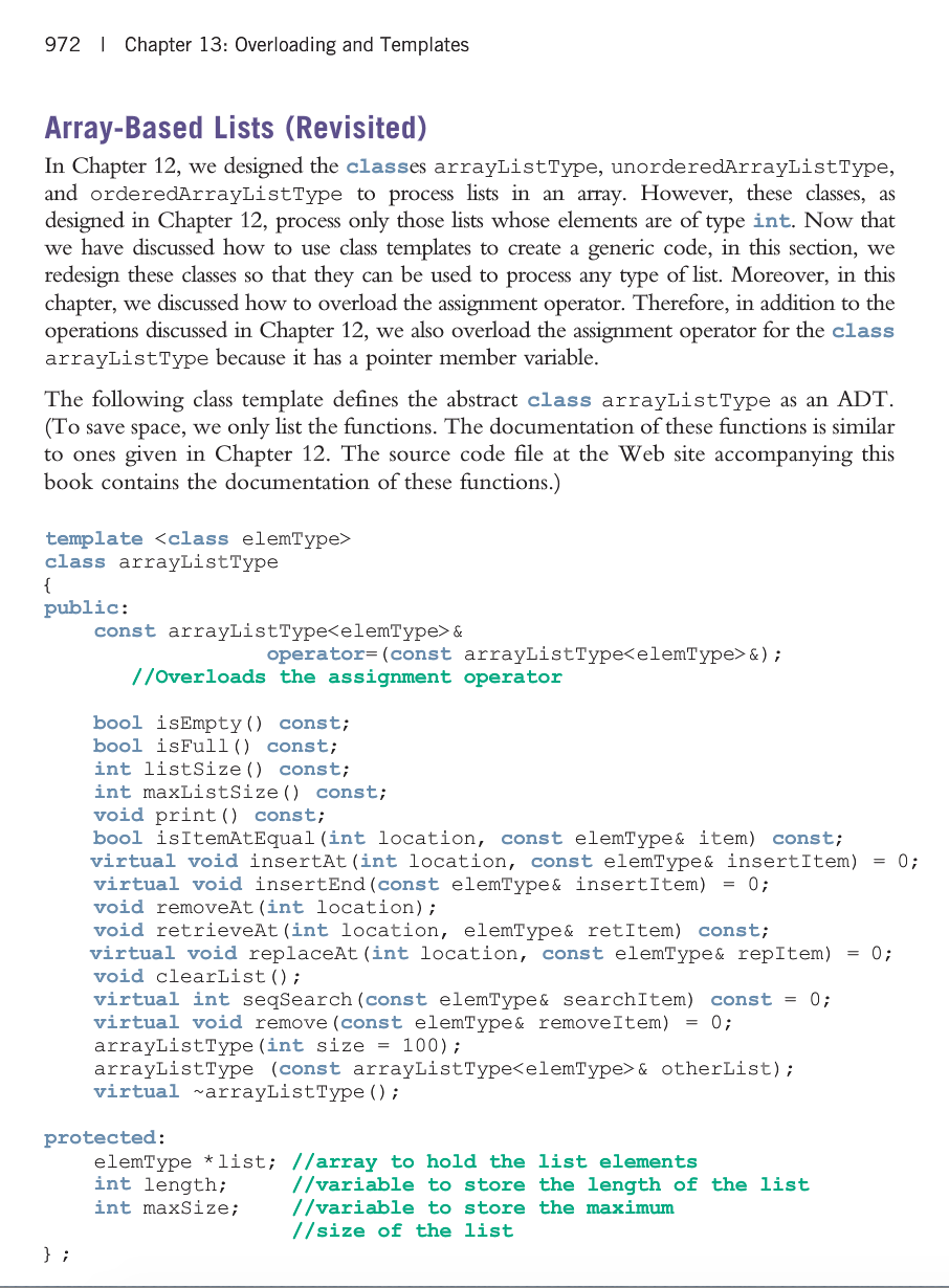 Solved C++ Programming: Program Design Including Data | Chegg.com