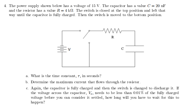 Solved The power supply shown below has a voltage of 15 V. | Chegg.com
