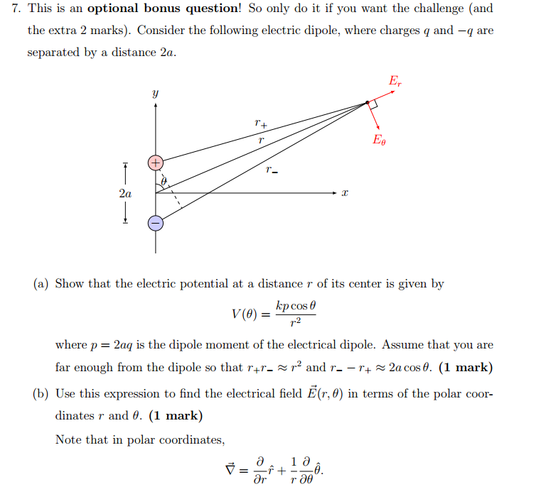 Solved This is an optional bonus question! So only do it if | Chegg.com