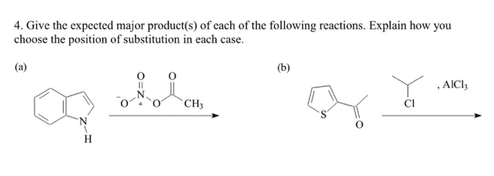 Solved Give the expected major product(s) of each of the | Chegg.com