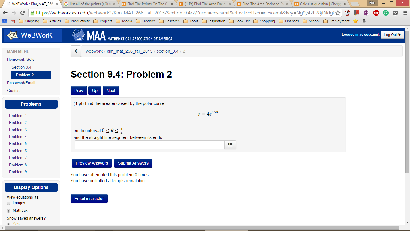 Solved Eric D WeBworK: Kim MAT 26t × G List All Of The | Chegg.com