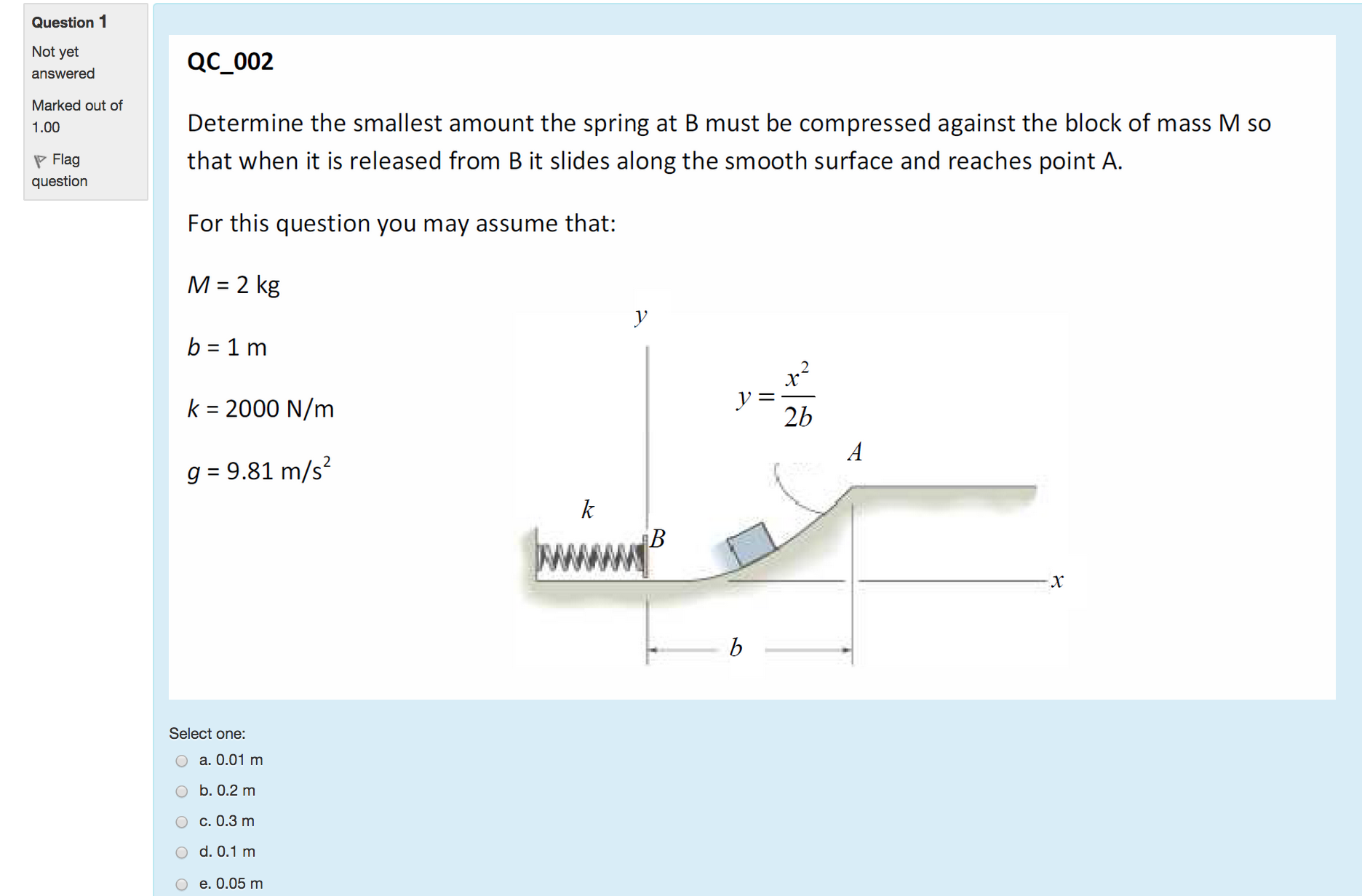 Solved Determine The Smallest Amount The Spring At B Must Be | Chegg.com