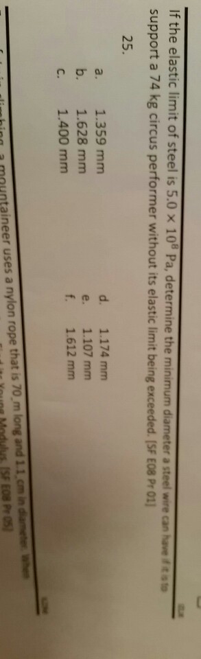 solved-if-the-elastic-limit-of-steel-is-5-0-x-10-8-pa-chegg