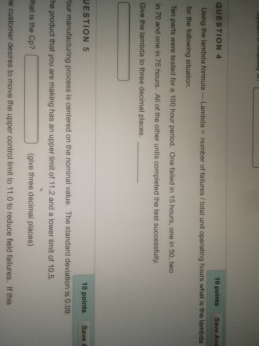 Solved Using the lambda formula Lambda = number of