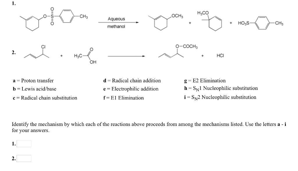 Solved H2SO4 CH3OH OCH3 1. MTBE (gasoline additive) 2. + HC | Chegg.com