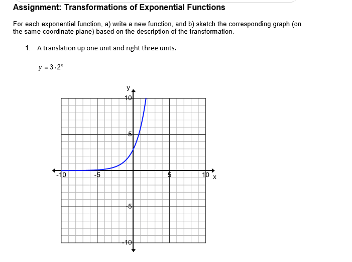 unit 7 corrective assignment exponential functions