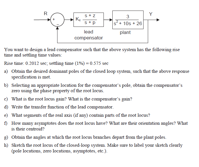 Lead Compensator Formula at John Daniels blog