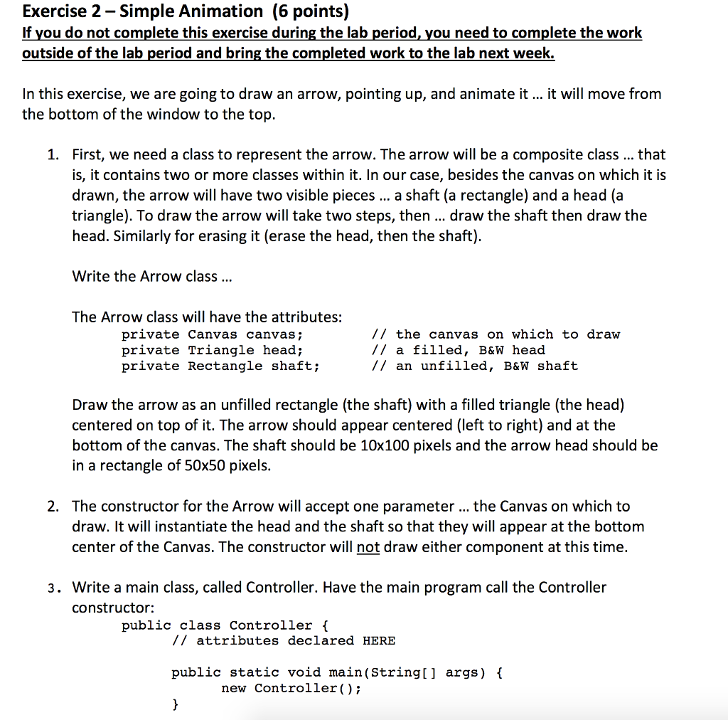 Solved Exercise 1- A Class with Class Attributes (4 points) | Chegg.com