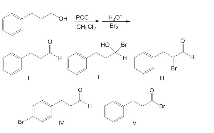 Solved 1. NaOH/Br 2. H30" ?? Br Br ?? Br Br OBr ?? ?? IV | Chegg.com