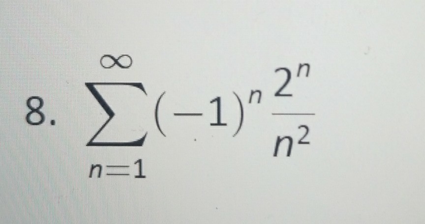 Solved 2 n=1 | Chegg.com