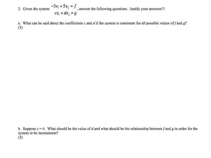 Solved 3x 5x Answer The Following Questions Justify Chegg