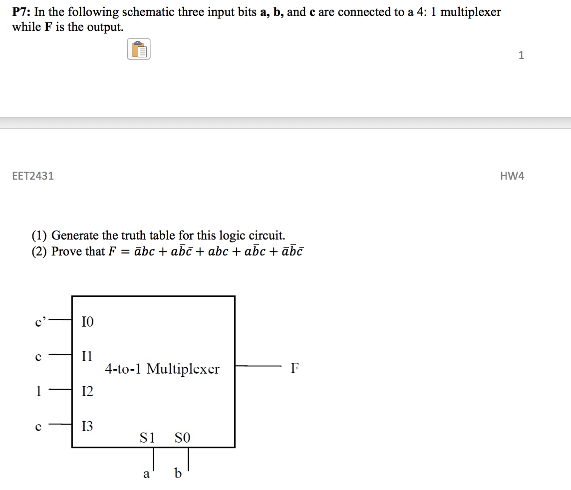 Solved In The Following Schematic Three Input Bits A, B, And | Chegg.com