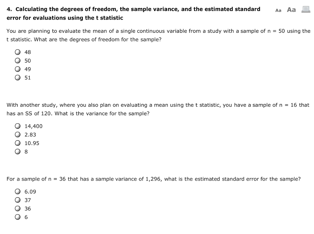 calculate degrees of freedom paired t test