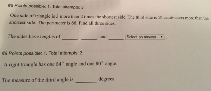 solved-one-side-of-triangle-is-3-more-than-2-times-the-chegg