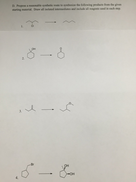 Solved Propose a reasonable synthetic route to synthesize | Chegg.com