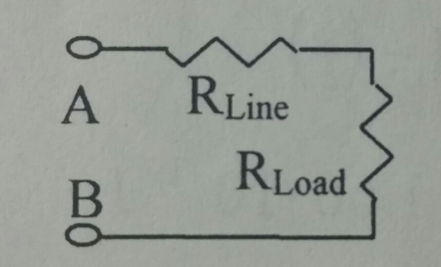 Solved A high voltage transmission line with a resistance of