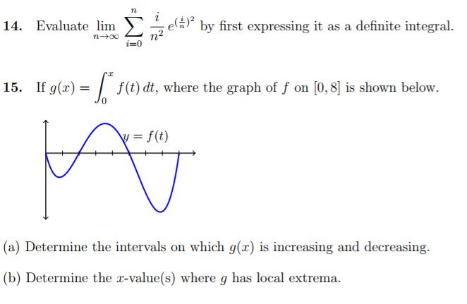 Solved Evaluate lim_n rightarrow infinity sigma^n_i = 0 | Chegg.com