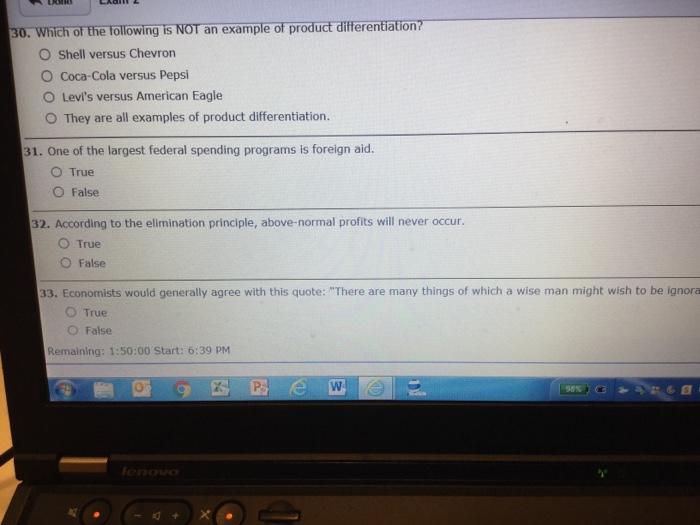 Solved Which of the following is NOT an example of product | Chegg.com