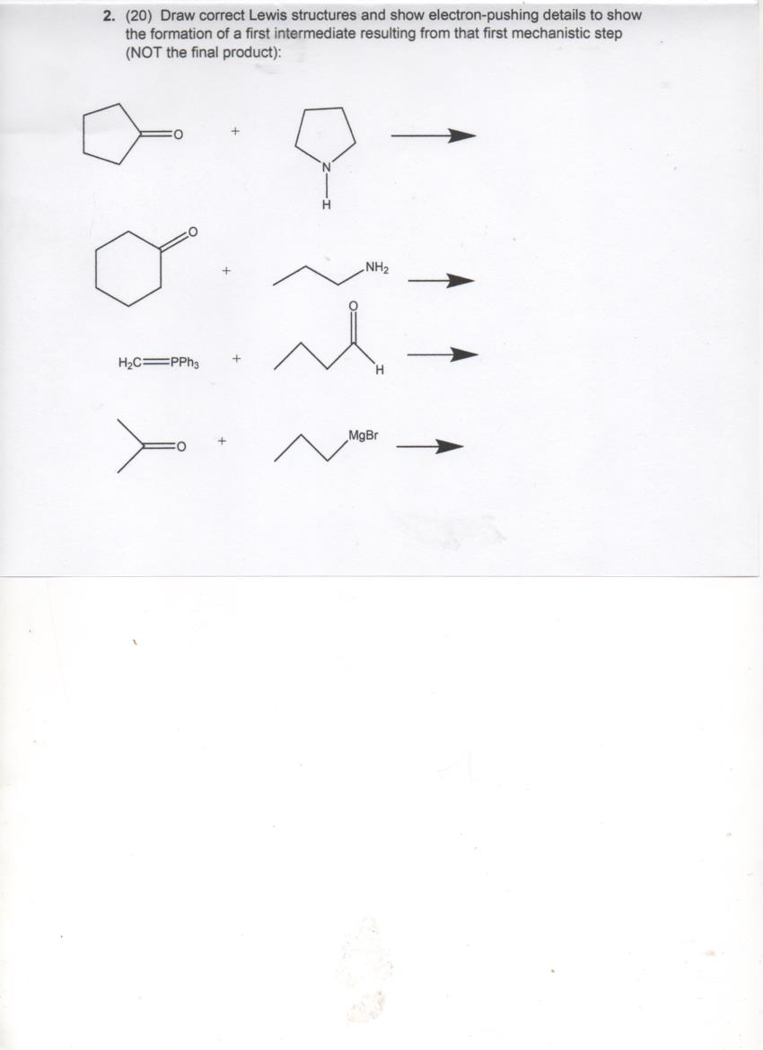 Solved Draw correct Lewis structures and show | Chegg.com