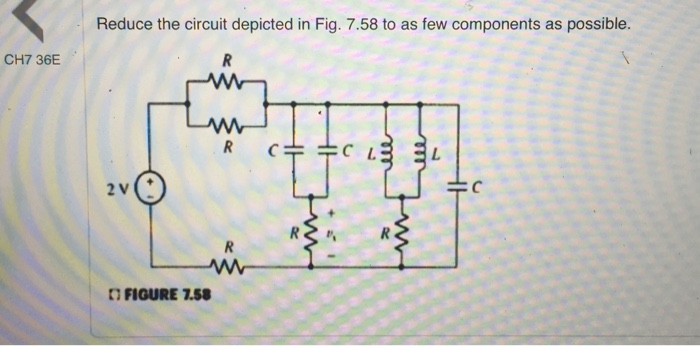 Question: Reduce the circuit represented in Fig. 7.61 | Chegg.com
