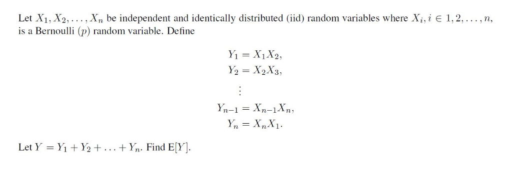Solved et X1, X2,... , Xn be independent and identically | Chegg.com