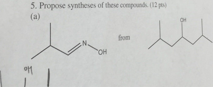 Solved Propose Syntheses Of These Compounds. | Chegg.com