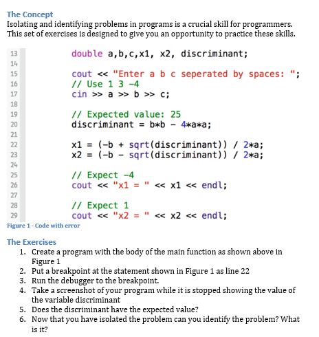 Solved The Concept Isolating and identifying problems in | Chegg.com