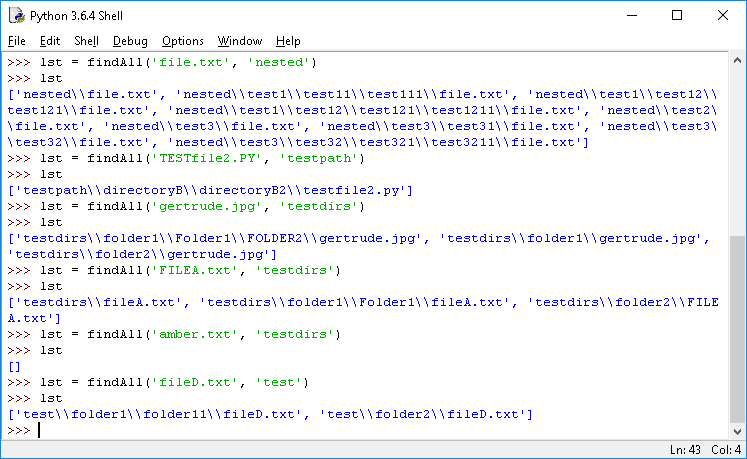 Solved Implement a recursive function findAll() that takes | Chegg.com