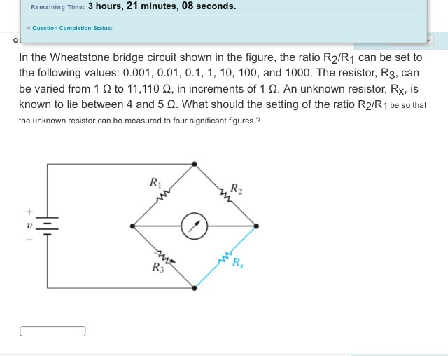 Solved In the Wheatstone bridge circuit shown in the figure, | Chegg.com