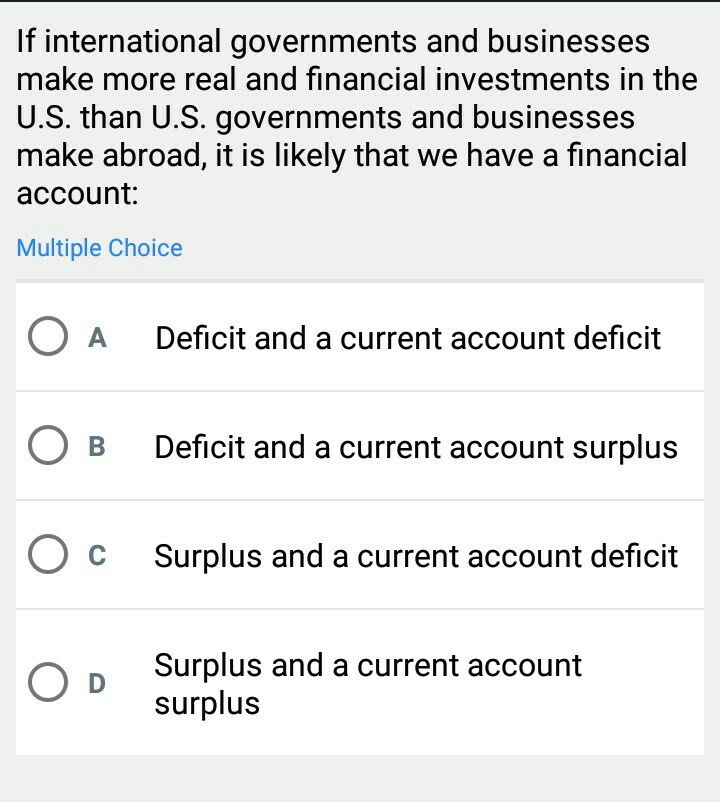 Solved The current account contains all of the following Chegg com