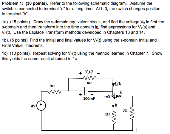 Solved Refer to the following schematic diagram. Assume the | Chegg.com