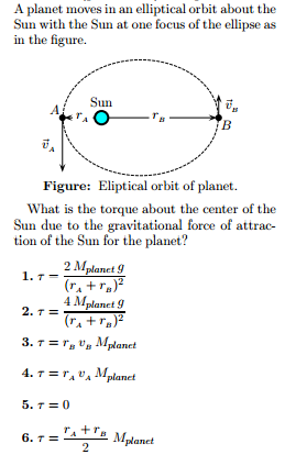 Solved A planet moves in an elliptical orbit about the Sun | Chegg.com