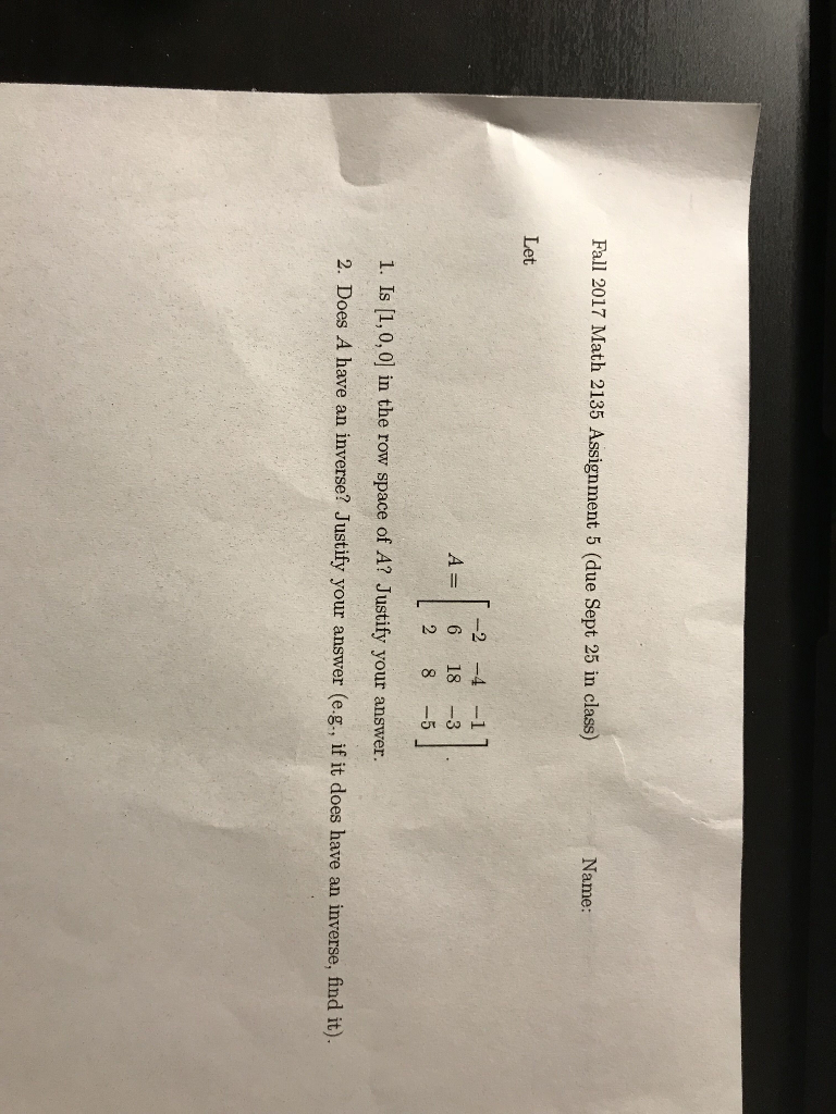 Solved Fall 2017 Math 2135 Assignment 5 Due Sept 25 In Chegg