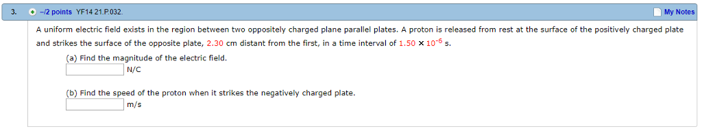 Solved A uniform electric field exists in the region between | Chegg.com