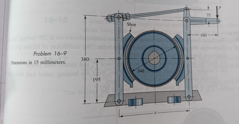 Solved: The Shoes On The Brake Depicted In The Figure Subt... | Chegg.com