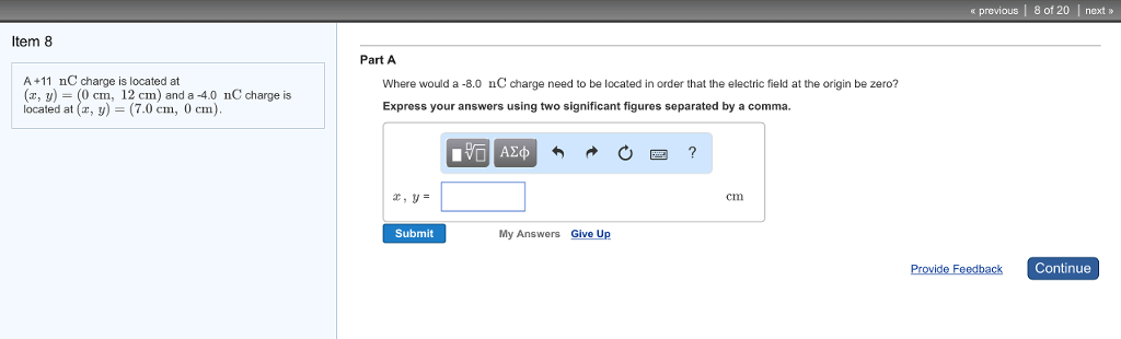 Solved A +11 nC charge is located at (x, y) = (0 cm, 12 cm) | Chegg.com