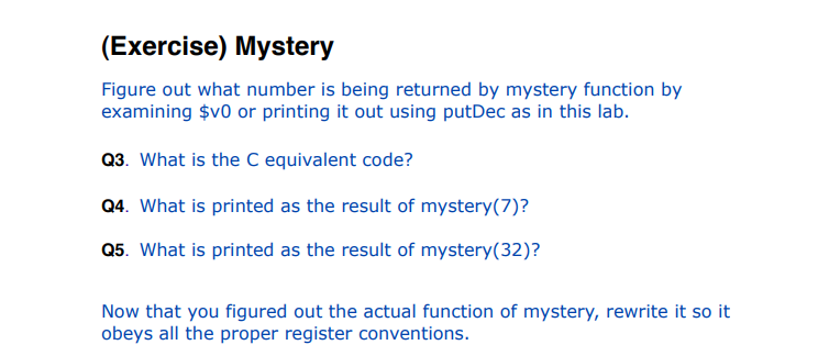 (Exercise) Mystery Figure Out What Number Is Being | Chegg.com