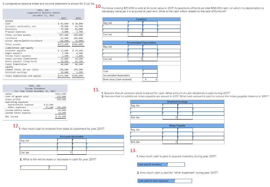 quest-a-comparative-balance-sheet-and-income-statement-is-shown-for