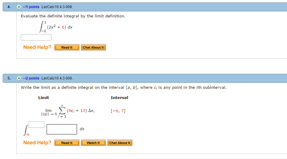 solved-evaluate-the-definite-integral-by-the-limit-chegg