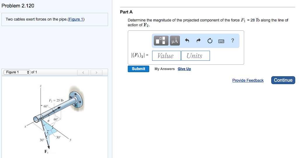 Solved Two cables exert forces on the pipe. (Figure 1) | Chegg.com