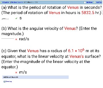 venus period of rotation earth time