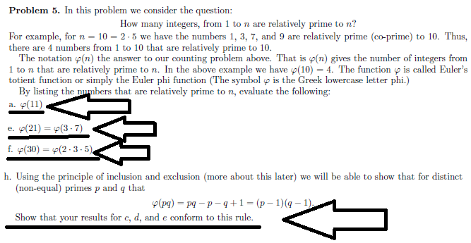 Solved Problem 5. In this problem we consider the question: | Chegg.com