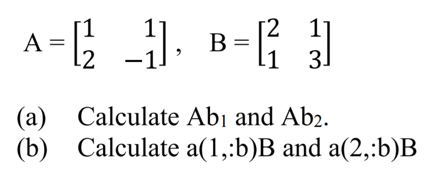 a b 2 ab 1