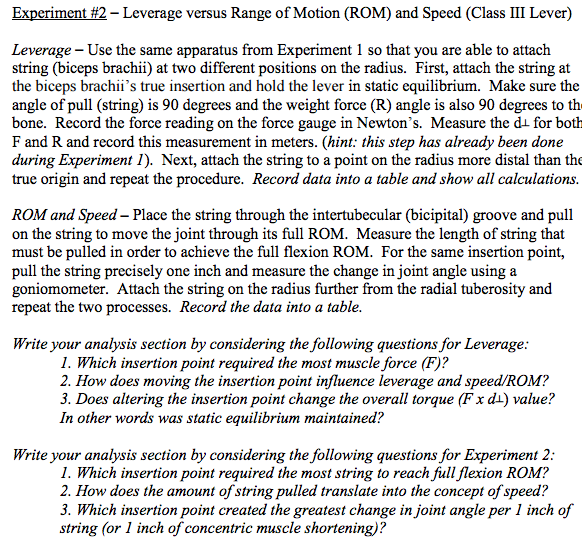 PLEASE HELP WITH experiment 2 below. THis is the | Chegg.com